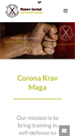 Mobile Screenshot of coronakravmaga.com